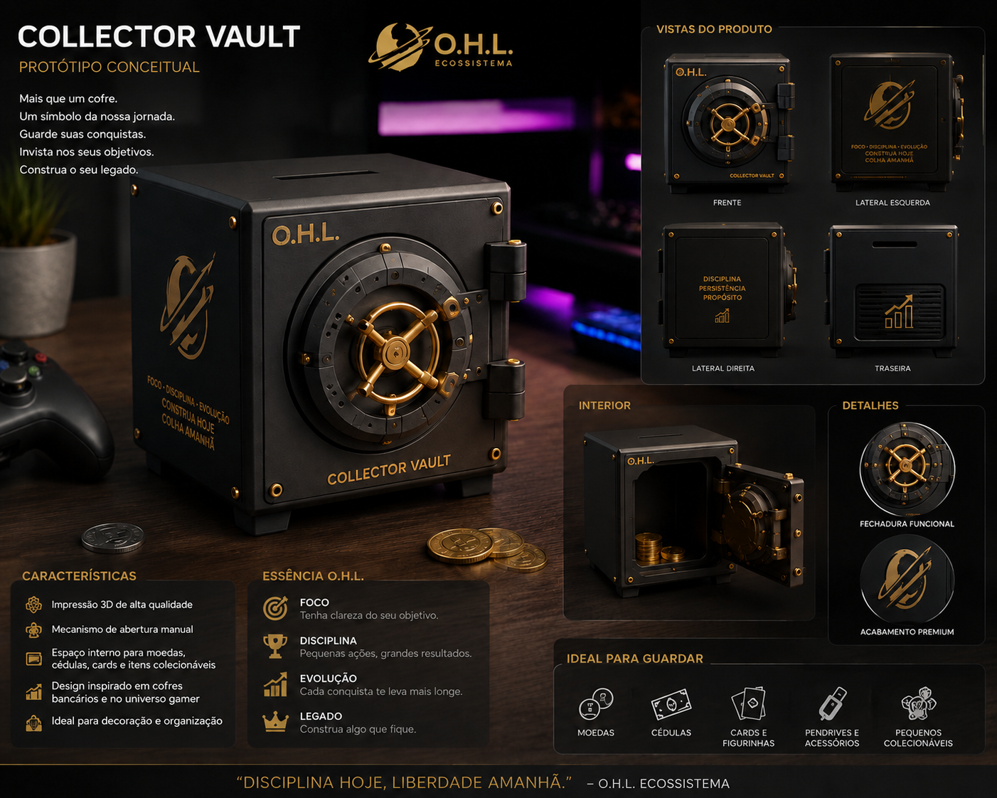Identidade visual de Collector Vault