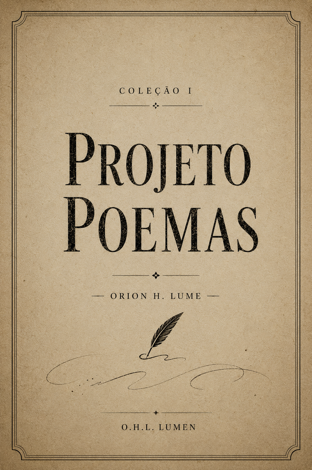Identidade visual de Projeto Poemas